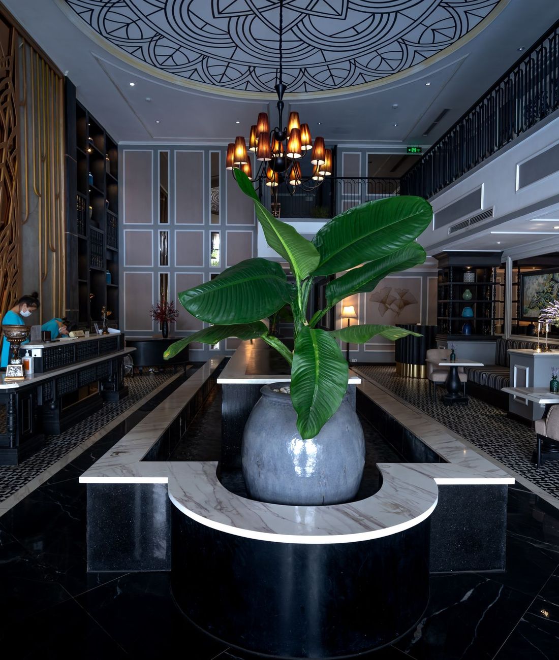 Hotel lobby